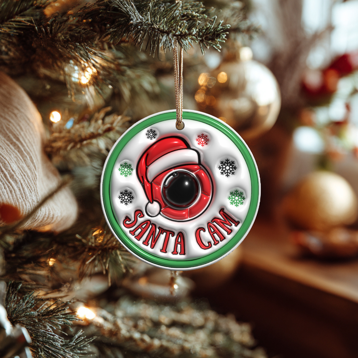 Santa Cam Bauble