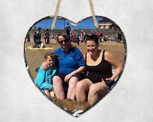 Hanging Heart Photo Slates