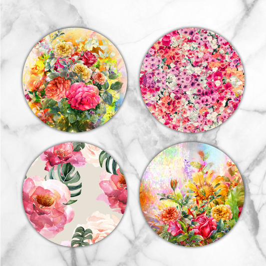 Flowers - Set Of 4