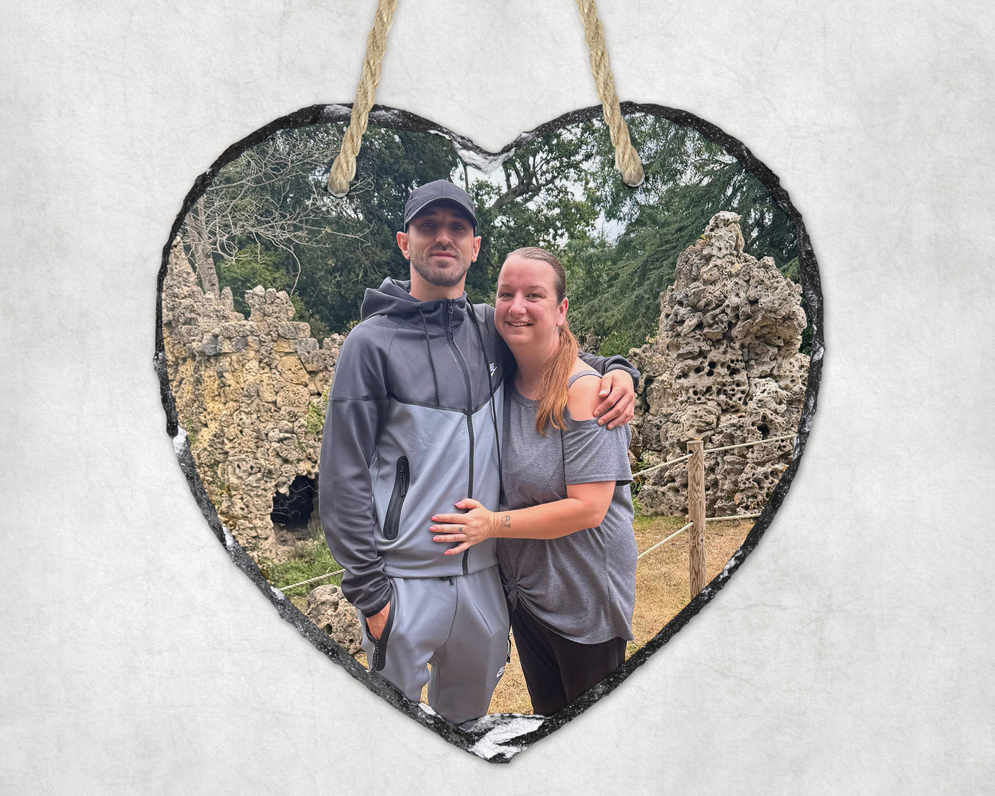 Hanging Heart Photo Slates