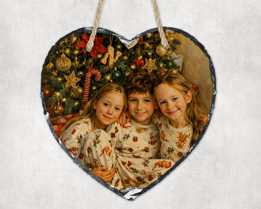 Hanging Heart Photo Slates